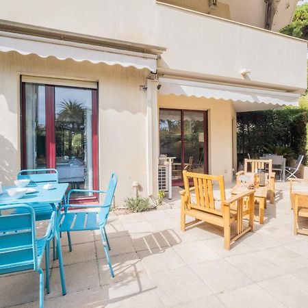 3P Garden-Level Apartment Residence With Pool Канны Экстерьер фото