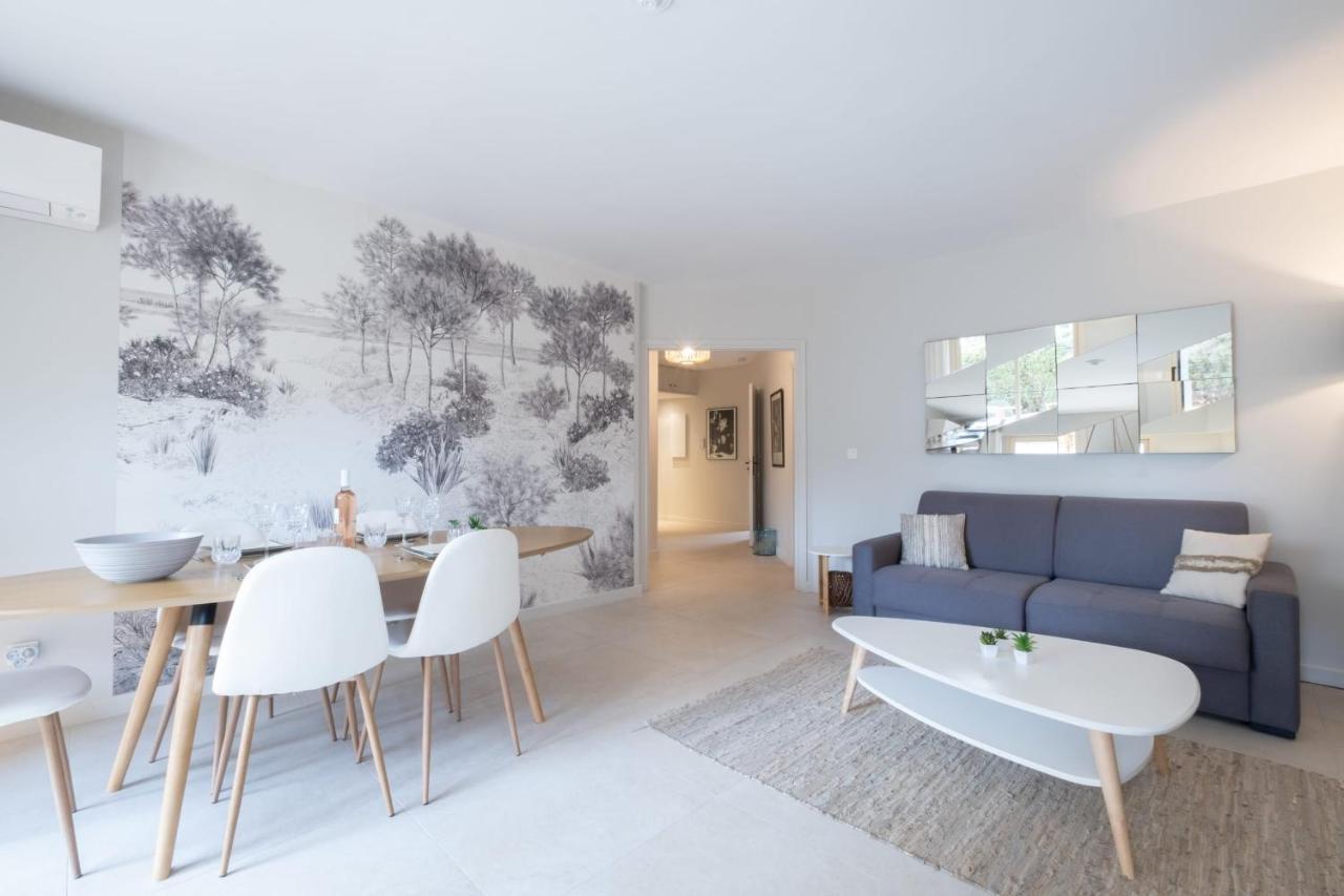 3P Garden-Level Apartment Residence With Pool Канны Экстерьер фото